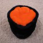 NEW similar to Chicago Bears (not official) dark blue & orange colors winter faux fur hat