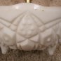 VINTAGE WHITE MILK GLASS ELECTRIC TABLE LAMP
