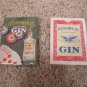 2 PACKS OF VINTAGE FLEISCHMANN'S GIN PLAYING CARDS