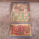 VINTAGE ANTIQUE MILTON BRADLEY LOTTO GAME VINTAGE ANTIQUE MILTON BRADLEY LOTTO GAME