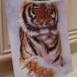 MUST SEE; NEW; BENGAL TIGER IN SNOW 3D POSTER ART DECO; AMAZING GIFT 11.5 x 15.5
