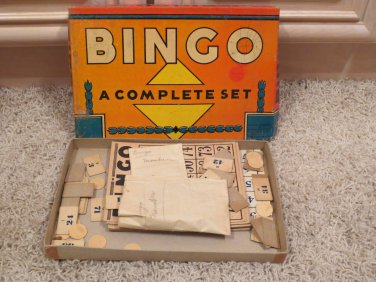 VINTAGE ANTIQUE BINGO GAME