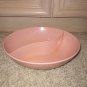 2 VINTAGE PINK PLASTIC BOWLS, 3 CUPS, 1 DIVIDED DISH - MELMAC MELAMINE STYLE