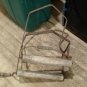 VINTAGE ANTIQUE CLOTHING WRINGER WASHER HANDLE PART - WOOL & METAL