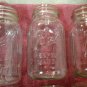 11 VINTAGE ANTIQUE BALL CLEAR GLASS CANNING JARS - PERFECT MASON, MASON