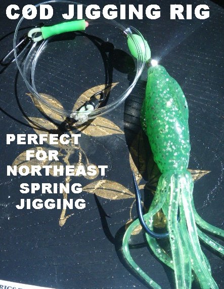 Nor'East Cod squid Teaser Jigging Rig