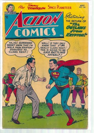 ACTION COMICS # 194, 4.0 VG 