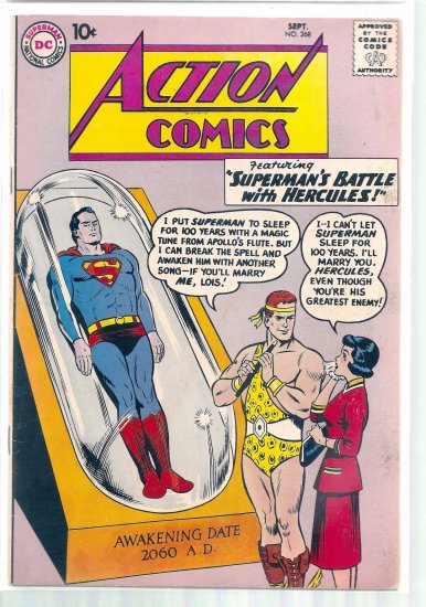 ACTION COMICS # 268, 4.5 VG +
