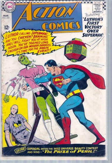 ACTION COMICS # 335, 3.0 GD/VG