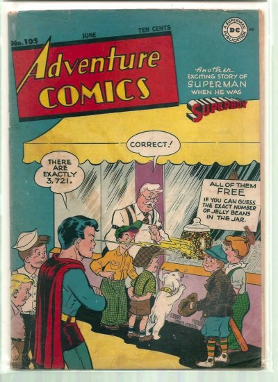 ADVENTURE COMICS # 105, 4.0 VG