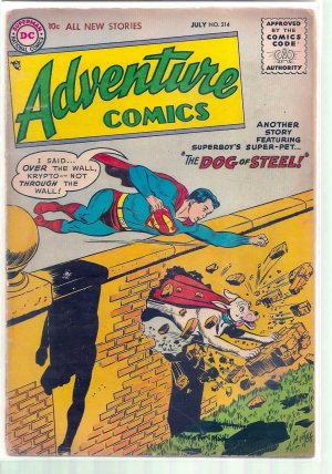 ADVENTURE COMICS # 214, 2.5 GD + 
