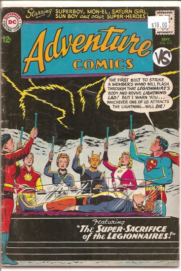 Adventure Comics # 312, 4.0 VG