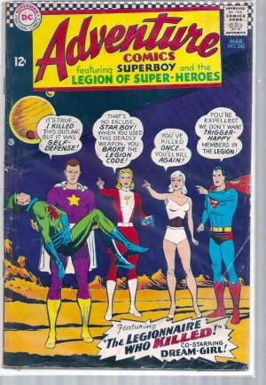 ADVENTURE COMICS # 342, 3.5 VG - 