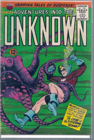 ADVENTURES INTO THE UNKNOWN # 157, 4.5 VG +