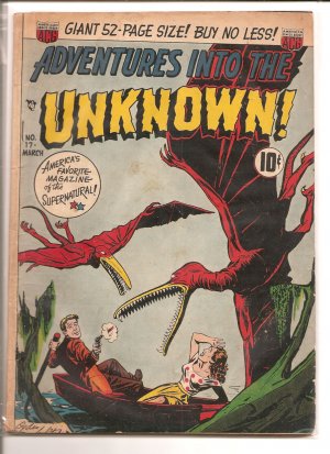 ADVENTURES INTO THE UNKOWN # 17, 2.5 GD + 