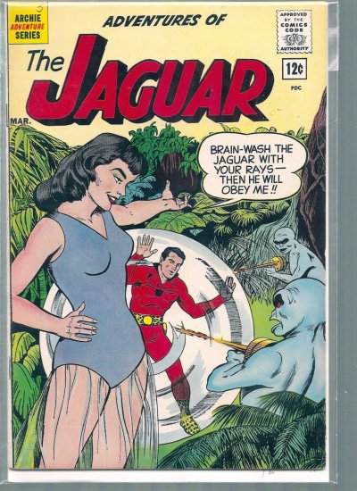 ADVENTURES OF THE JAGUAR # 5, 4.5 VG +