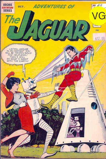 Adventures of the Jaguar # 9, 4.5 VG +