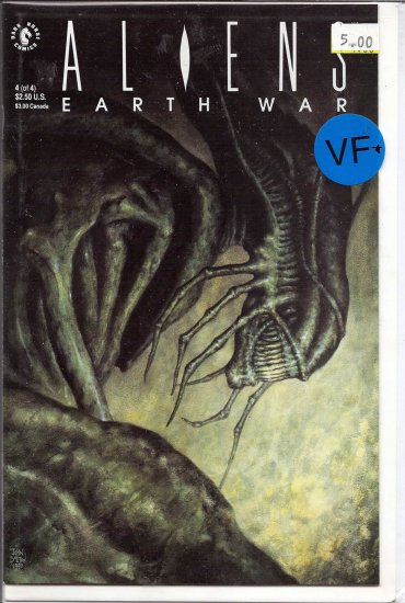 Aliens Earth War # 4, 8.5 VF +