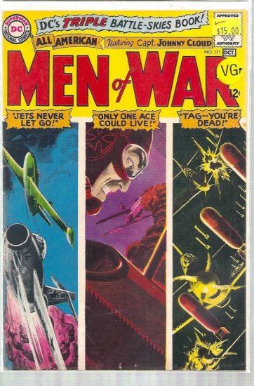 ALL AMERICAN MEN OF WAR # 111, 4.5 VG +