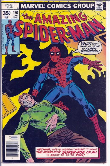 AMAZING SPIDER-MAN # 176, 4.5 VG +