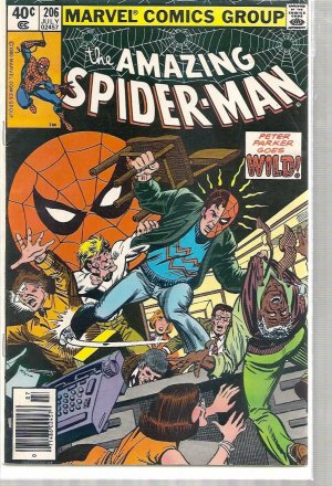 AMAZING SPIDER-MAN # 206, 4.5 VG + 
