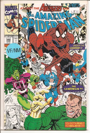 Amazing Spider-Man # 348, 9.0 VF/NM