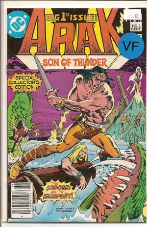 Arak/Son of Thunder # 1, 8.0 VF 