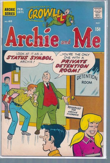 ARCHIE AND ME # 40, 6.0 FN
