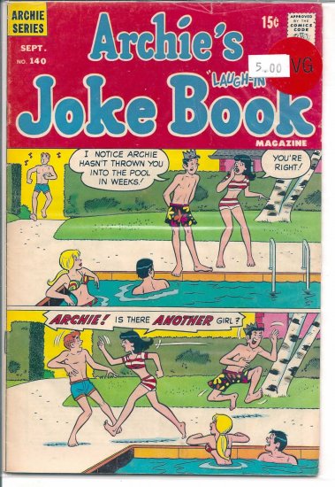 Archie's Joke Book Magazine # 140, 4.0 VG