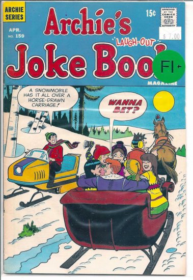 Archie's Joke Book Magazine # 159, 6.5 FN +