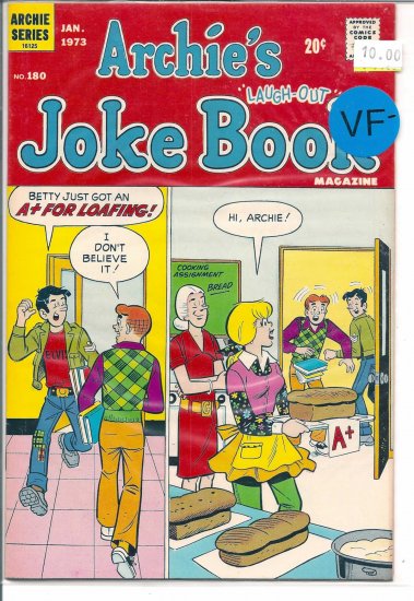 Archie's Joke Book Magazine # 180, 7.5 VF -