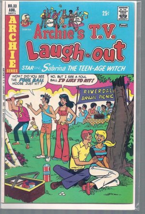 ARCHIE'S T.V. LAUGH-OUT # 33, 4.5 VG + 