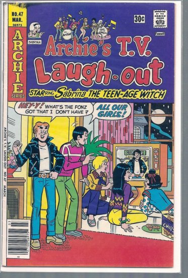 ARCHIE'S T.V. LAUGH-OUT # 47, 4.5 VG +
