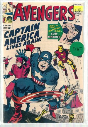 AVENGERS # 4, 7.0 FN/VF 