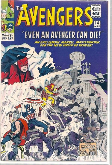 AVENGERS # 14, 2.0 GD