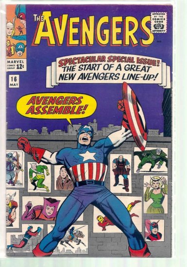AVENGERS # 16, 5.0 VG/FN