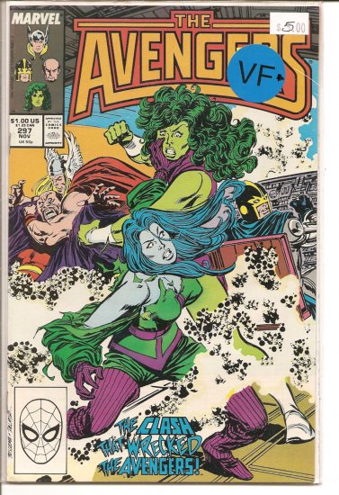 Avengers # 297, 8.5 VF +