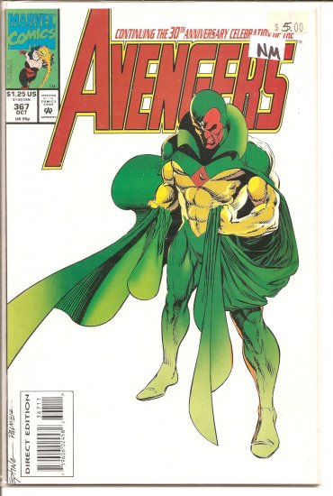 Avengers # 367, 9.4 NM