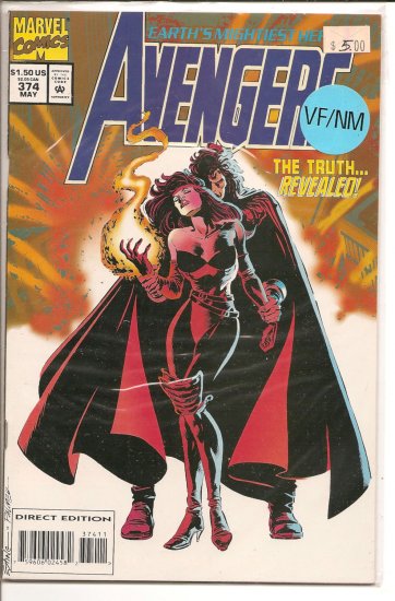 Avengers # 374, 9.0 VF/NM