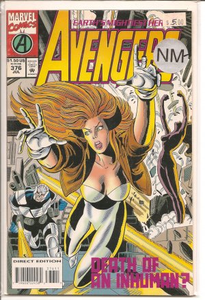 Avengers # 376, 9.2 NM - 