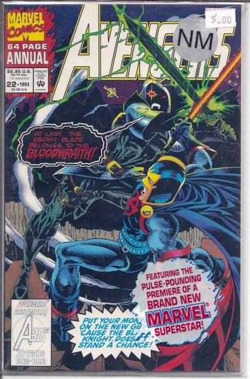 Avengers Annual # 22, 9.4 NM