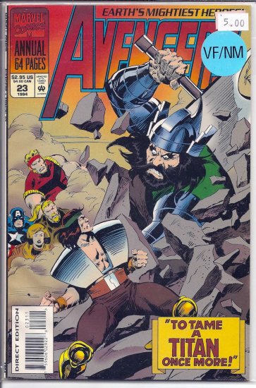 Avengers Annual # 23, 9.0 VF/NM