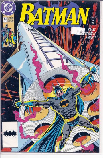 Batman # 466, 9.2 NM -