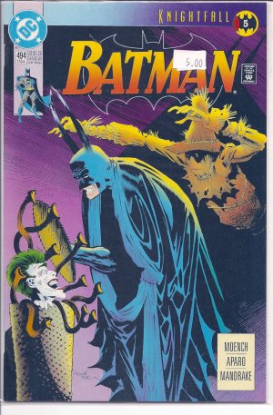 Batman # 494, 9.2 NM - 