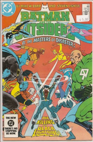 Batman and the Outsiders # 10, 9.4 NM 