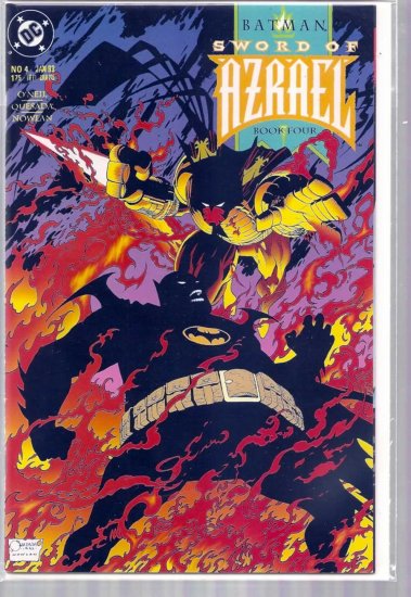 BATMAN: SWORD OF AZRAEL # 4, 9.0 VF/NM