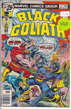 Black Goliath # 3, 5.0 VG/FN 