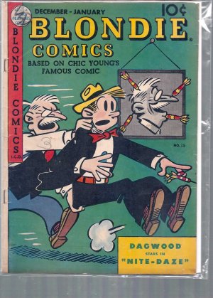 BLONDIE COMICS # 15, 3.5 VG - 