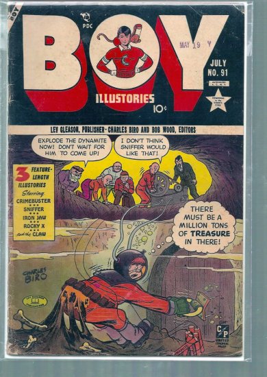 BOY ILLUSTORIES # 91, 2.5 GD +