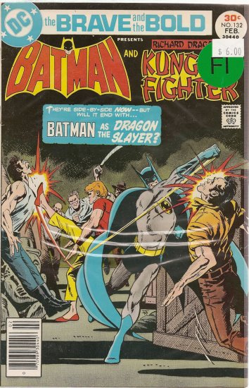 Brave and the Bold # 132, 6.0 FN